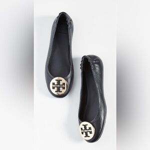 Tory Burch Flats (Silver)